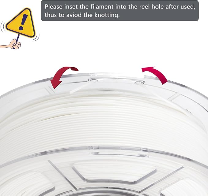 iSANMATE ASA Filament 1.75mm Bundle 4KG (8.8lbs), UV & Weather Resistant 3D Printer Filament Perfect for Outdoor Functional Parts, White(4-Pack)