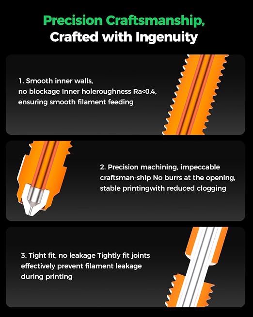 Creality Official K2 Ceramic Heating Block Hotend Kit, with Quick-swap Nozzle Kit, Supports 300°C High Temperature, All-Metal Integrated Design Extruder Hotend Kit for 3D Printers K2 Combo