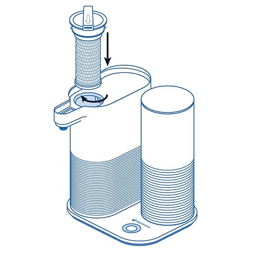 Aquasana New Replacement Filter Cartridge for Countertop Water Filter Dispenser System, Clean Water Machine - 2 Pack