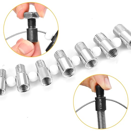 Nut and Bolt Thread Checker, Bolt Size Finder, 28 Male/Female Thread Gauges (15 Inch & 13 Metric) Thread Checker Standard and Metric, Bolts and Nut Identifier Gauge