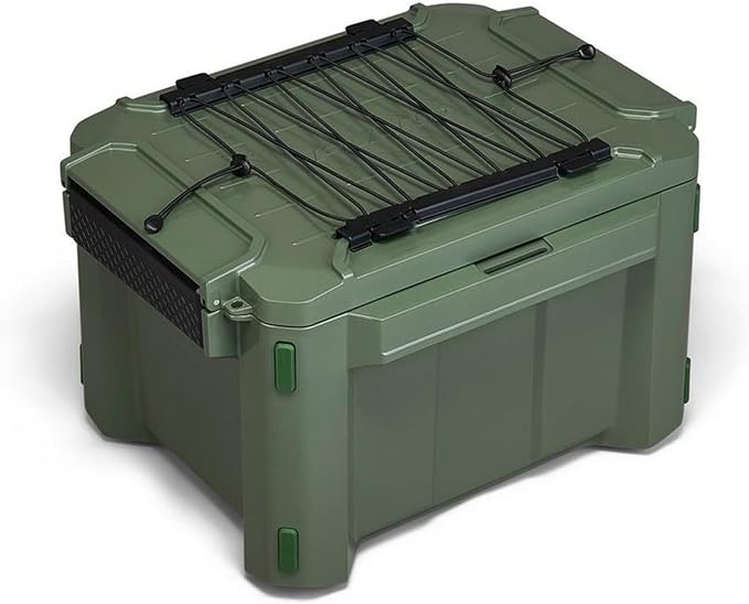 Plano GoNow Hunt Kit Waterproof Field Box System with Gun Cleaning Rest, MOLLE Board, Ammo Box, Modular Storage Organizer for Hunting Gear, Olive Drab