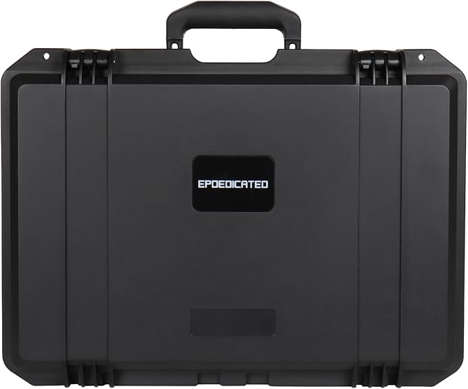 IP67 Waterproof Protective Hard Case with Custom Foam Insert, 18", Black | Tool Box For Technicians And Photographers; Fits Tools, Cameras, Drones, Audio Gear, Electronics And Test Instruments
