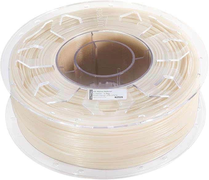 Creality Nylon Filament 1.75mm, 3D Printer Filament, 1.0kg (2.2lbs) Spool, No Warp Enhanced Toughness, Dimensional Accuracy ±0.03mm Printing Filament, for 3D Printers (Nylon)
