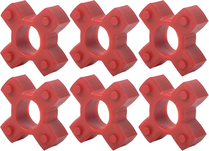 (6-Pack PT-BE-BU01 Honey Extractor Plastic Bushing Connector for 2-4 Frame Electric Honey Extractor Replacement Parts