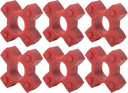 (6-Pack PT-BE-BU01 Honey Extractor Plastic Bushing Connector for 2-4 Frame Electric Honey Extractor Replacement Parts