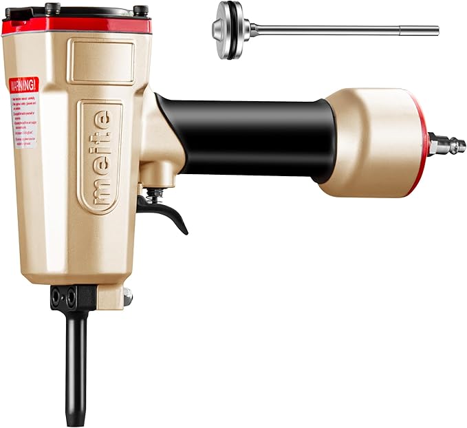 meite NP45 Pneumatic Nail Remover with Spare Piston Driver, Heavy Duty Denailer Air Punch Nail Gun for 3–6mm Fasteners, Effortless Nail Extractor Tool for Pallet Recycling & Wood Demolition
