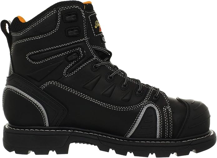 Thorogood GEN-Flex2 6” Composite Safety Toe Work Boots For Men - Breathable Heavy-Duty Toe Cap Boots With Goodyear Storm Welt, Slip-Resistant Outsole and Comfort Insole