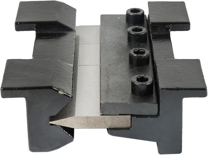 KAKA INDUSTRIAL Vise Mount Metal Brake Bender,4-Inch(100mm) Magnetic Vise for 14Ga. (2mm) Steel & 1/8" Aluminum, Quick-Release with for DIY Metalworking & Small Box Fabrication BDS-4
