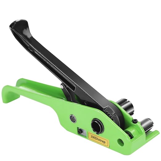 Heavy Duty Banding Strapping Tensioner & Cutter Manual Packaging Tools Windlass for 1/2"-3/4" Width Polyproplyn Poly Woven Composite Cord Strap(Compatible Polyester)