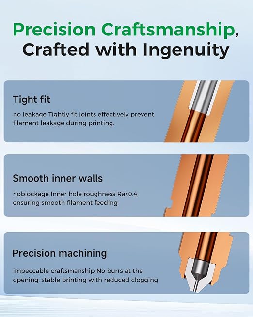 Creality Official K2 Pro Nozzle Upgraded, 0.4mm 2 PCS Larger Cavity Quick-Swap K2Pro Nozzle, Copper Alloy and Hardened Steel Hotend Nozzle Replacement Accessories for 3D Printer K2 Pro Combo