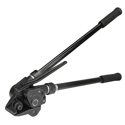 Heavy Duty Banding Strapping Tensioner Manual Packaging Tools Windlass for 1"-1 1/4" Width Metal Steel Strapping Coil
