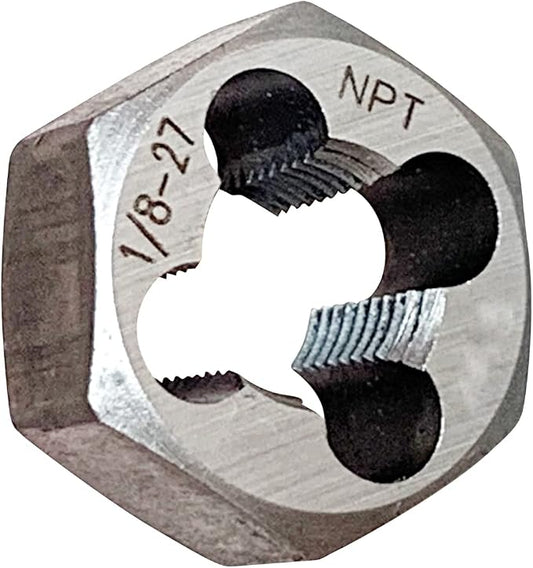 NPT Pipe Hex Die Cartbon Steel 1/8"-27