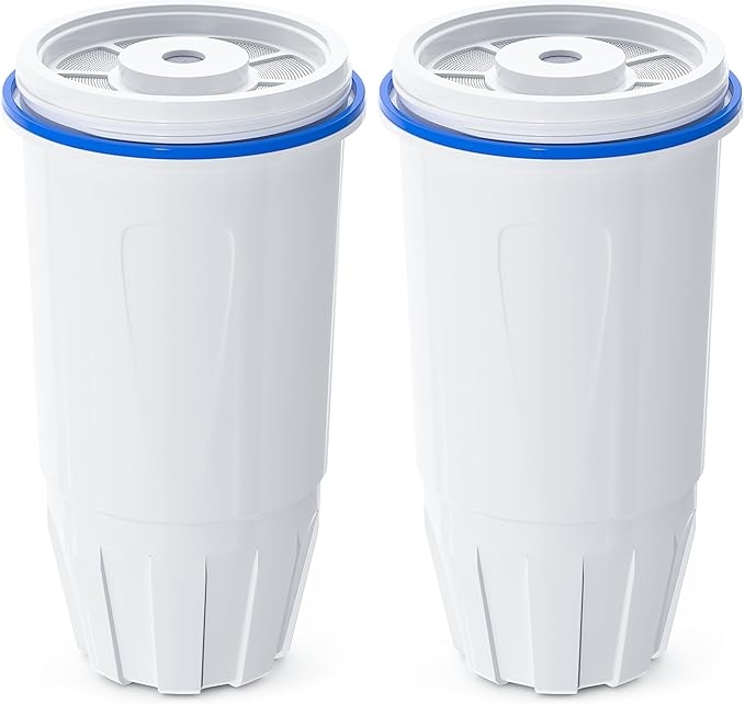 Water Filter Replacement Fit for Zero Pitcher and Dispensers ZR-001 ZR-004 ZR-017 ZS-008, Removes TDS for Pure Taste, 5-Stage Filtration System to Reduce Lead, Chlorine & PFOA/PFOS, 2 Pack, by NUTTUTO