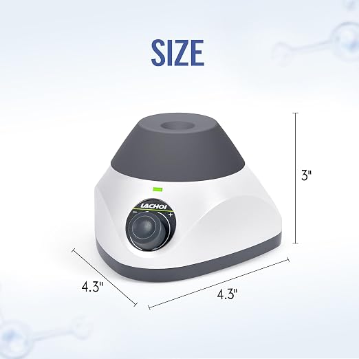 MINI Vortex Mixer 500-3500RPM Adjustable Speed Touch Function Lab Vortex Paint Mixer Mix Up to 50ML 4.5mm Orbital Diameter for Nail Polish Inks Eyelash Adhesives Acylic Paints Test Tube