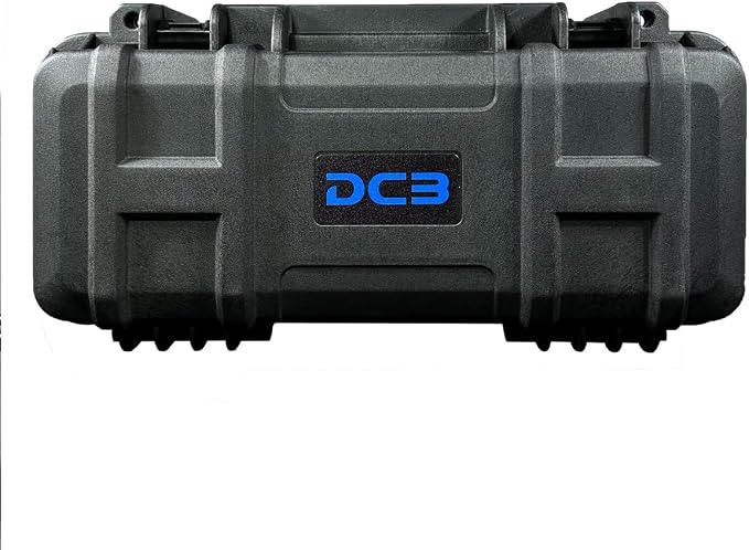 DCB Cases - Element 4802F | 19 x 9 x 8 Ext Dim | IP67 Waterproof | Pluck Foam Insert | Foldable Handle | Pressure Control Valve | Resin-Reinforced Injection Molded Plastic | 2 Latch Lid Close