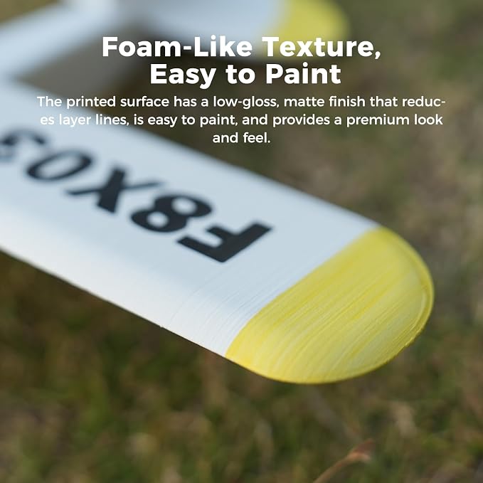 Creality Hyper Lightweight PLA Foam Filament, 1.75mm LW PLA with RFID Auto-Setup, Low-Density, Matte Finish, Easy to Paint, Ultra-Light for Aircraft & Models, 1kg Spool (Black)