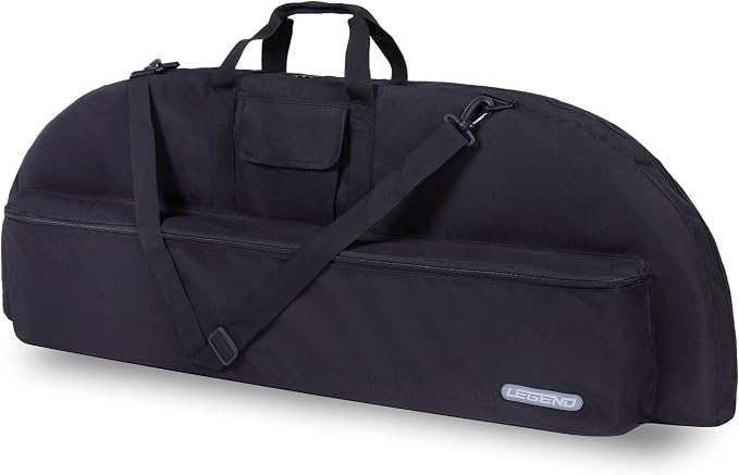 LEGEND Essential Compound Bow Case - Soft Bow Case for Compound Bow & Archery Accessories, Premium Bow Bag with Durable Nylon Fabric, Lightweight Archery Case with Backpack Strap - 36" or 44" Interior