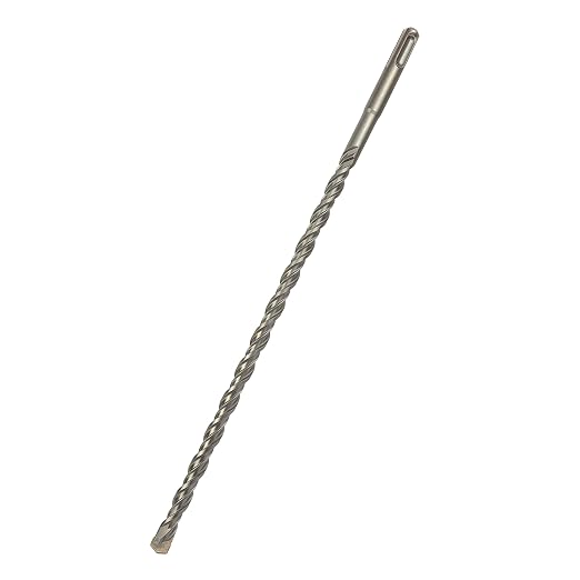 3/8 Inch x 12 Inch SDS Plus Rotary Hammer Drill Bit, Carbide Tipped for Brick, Stone, and Concrete Version 2 (3/8" x 10" x 12")