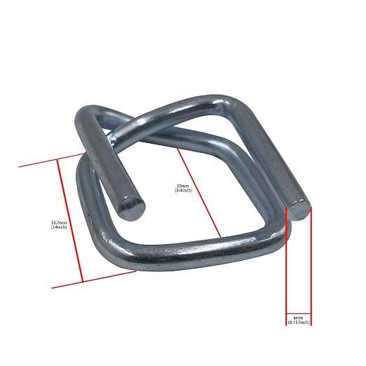 Heavy Duty 3/4" x 330’Woven Cord Strapping Roll and 100 Galvanized Cord Strapping Buckles
