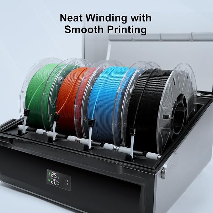 Creality Hyper PLA Filament 1.75mm, RFID 3D Printer Filament for High Speed 30-600mm/s, PLA Filament Support CFS, Fits for K2 Plus Combo and Most 3D Printers 1kg(2.2lbs)/Spool