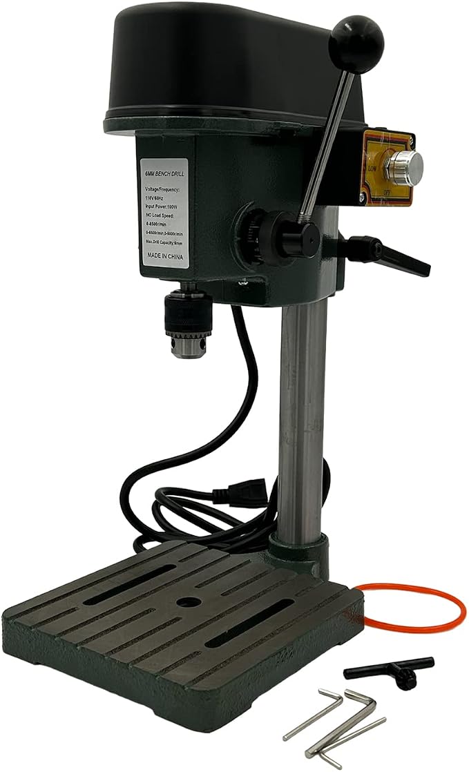 EUROTOOL Small Benchtop Drill Press, 3 Speed | DRL-300.00