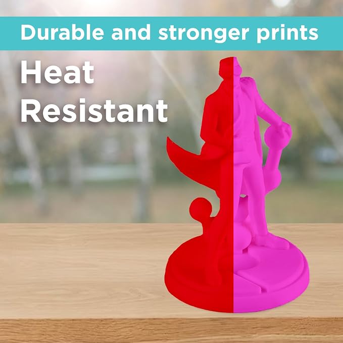 Polymaker ABS Filament 1.75mm Neon Magenta, 1kg 3D Printing Filament, PolyLite ABS 3D Printer Filament, Heat Resistant, Strong & Durable, Dimensional Accuracy +/- 0.03mm