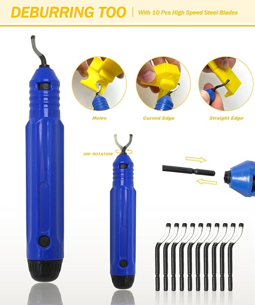 3D Printer Tool Kit Essential with Cutter,Caliper, Scraper, Drill & Deburring Tool for Removing, Smoothing, Finishing and Drilling (132 3D Printing Tool Kits)
