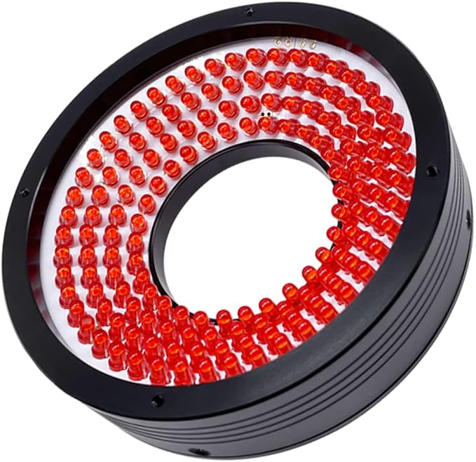 74mm Red Ring Light Machine Vision LED 24V Detection and Recognition Lamp Industrial Camera