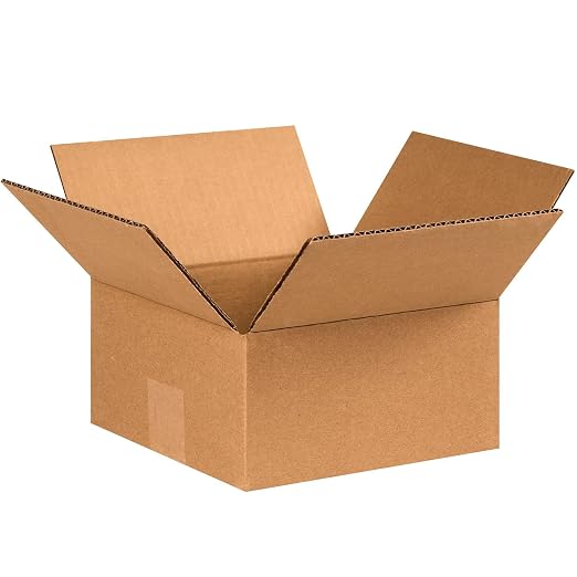 BOX USA Small Shipping Boxes 8"L x 8"W x 4"H (25-Pack) - Small Corrugated Cardboard Packaging Boxes for Shipping, Packing, Moving, and Storage at Home, Office, or Business