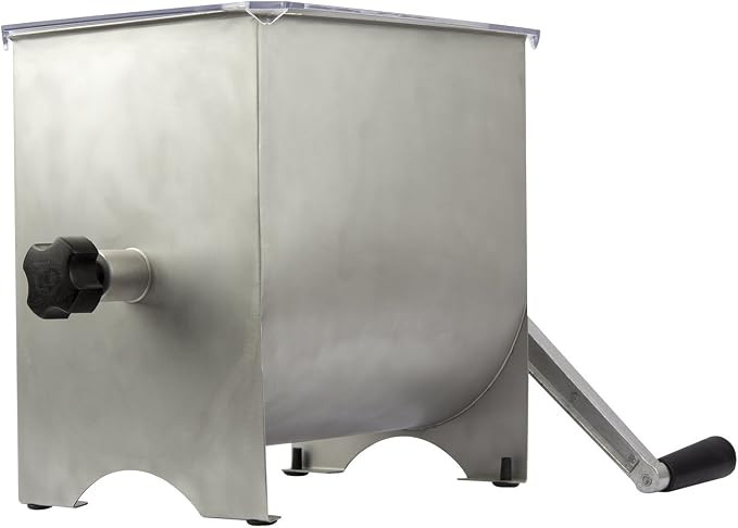 Chard MM-102, Meat Mixer with Stainless Steel Hopper, 20lbs , silver