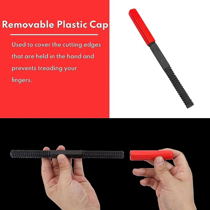 49PC Thread Chaser Set Metric & UNC UNF Thread Repair Kit, SAE Rethreading Tool Bolt Restorer File Nut Rethreader