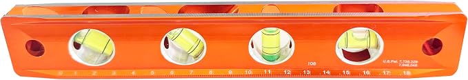 Swanson TL043M 9-Inch Savage Magnetic Torpedo Level, Orange
