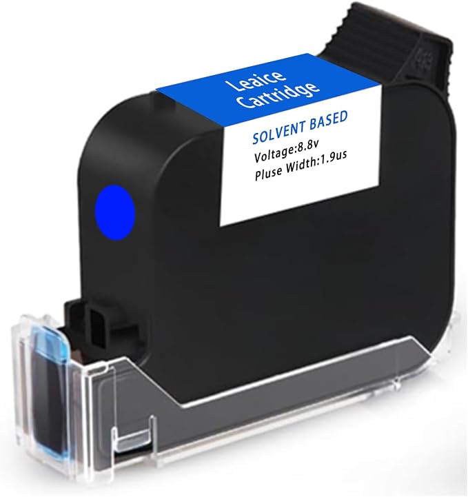 Original 42ml Blue Quick Dry Solvent Ink Cartridge Replacement for 1 inch/25.4 mm Handheld Inkjet Printers