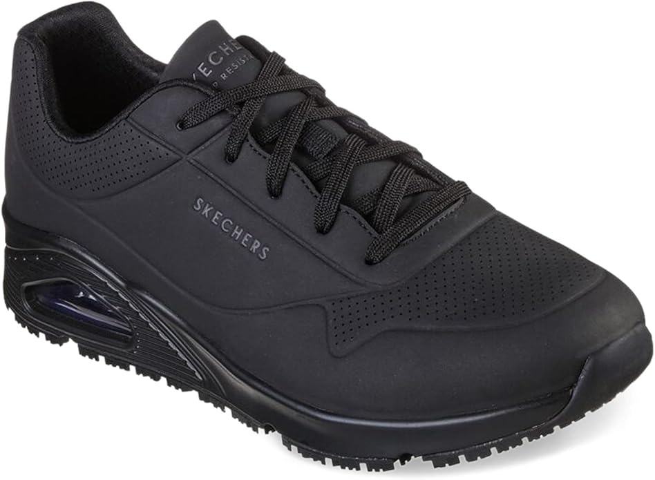 Skechers Mens Work Uno Sr Sutal Lace Up Skech Air 200054 P