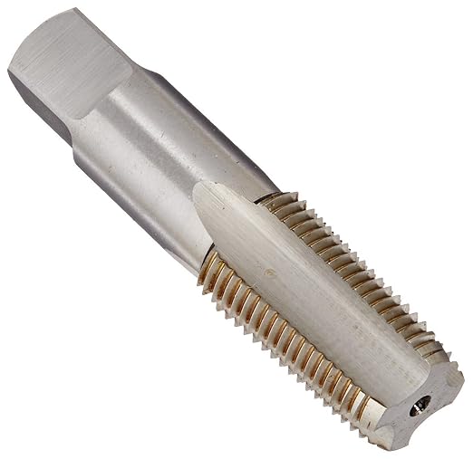 Drill America DWT64008 DWT Series Qualtech High-Speed Steel Pipe Tap, 1/2"-14 NPT