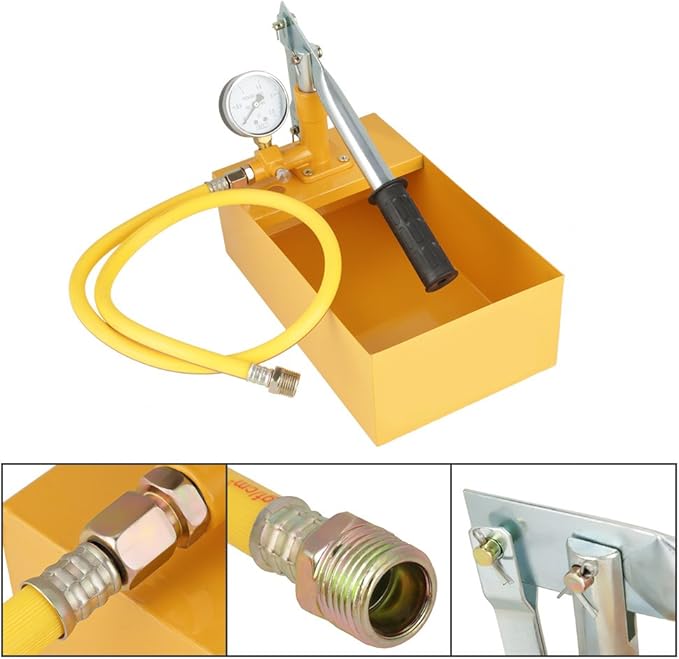 Hydrostatic Test Pump 2.5Mpa 25KG 13ml / time Manual Hydraulic Water Pressure Test Pump for Pipeline Pressure Test