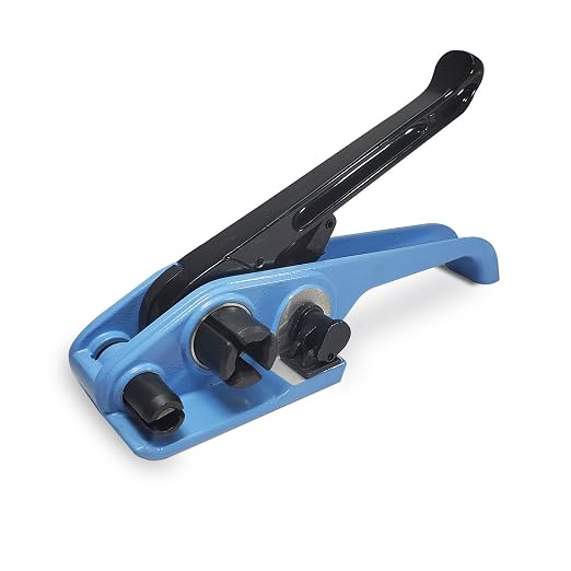 PET Strapping Tensioner Tool P-330 (with Cutter) for 5/8" Width PET & Polypropylene (PP) Strapping - Strong Strapping Tool - Durable PET Banding Tool - Manual Regular Duty Strapping by IDL Packaging