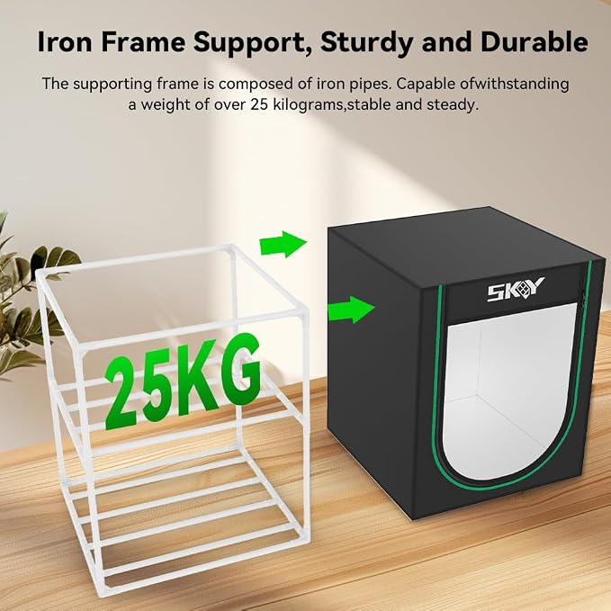 Skouphy 3D Printer Filament Storage Box - 2 Tiers Metal Filament Storage Rack with Cloth Cover,- 3D Filament Holder for Home, Office Workshop, Studio 20 Rolls - Black