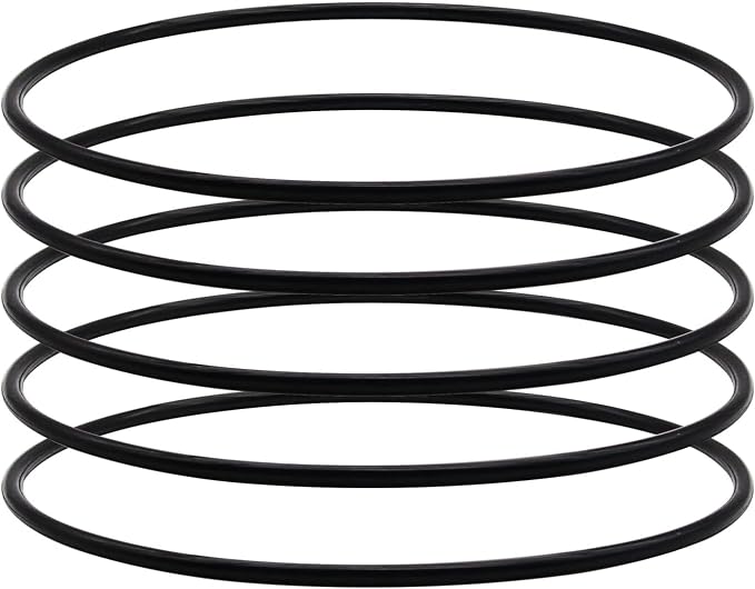 CFS – Pack of 5, Premium O-Ring Compatible with Campbell HDSC5 Models – Replacements for Standard Reverse Osmosis Water Filter Housings – Quality Material – Black
