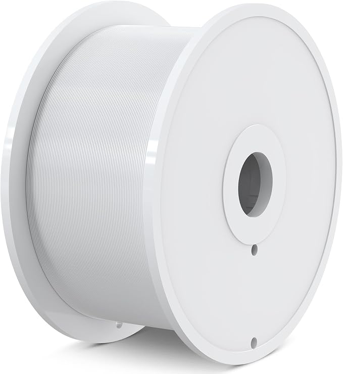 SUNLU High Speed PLA Filament 1.75mm, 5kg（11lbs） Large Spool PLA Filament for Big Project, High Flow Speedy 3D Printer PLA Filament, Fast Printing, Dimensional Accuracy +/- 0.02mm, 5KG-1 Pack, White