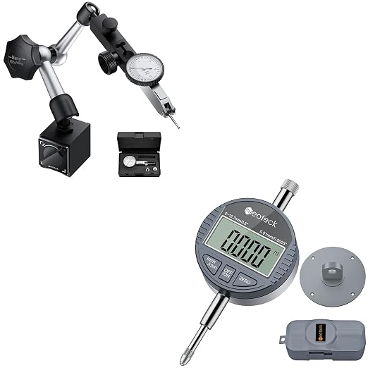 Neoteck 0.03" Test Indicator Set + 0.5" Digital Indicator Set