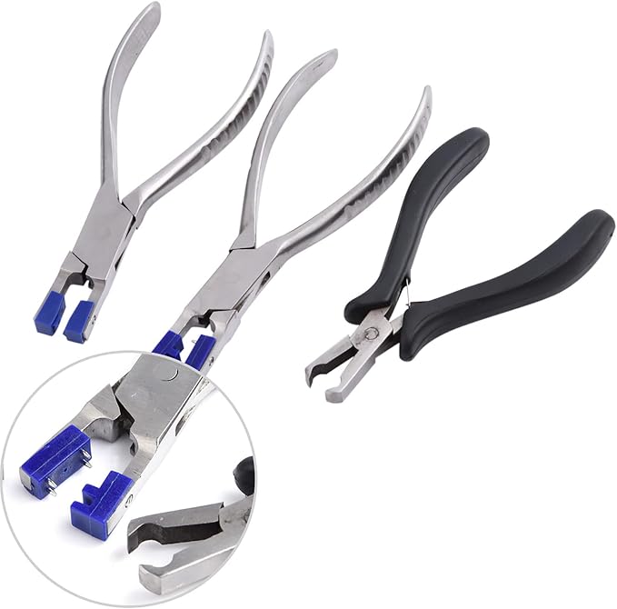 Glasses Pliers Kit Professional Eyeglass Repair Set, Rimless Eyeglasses Repair Kit, Rimless Eyeglasses Plier