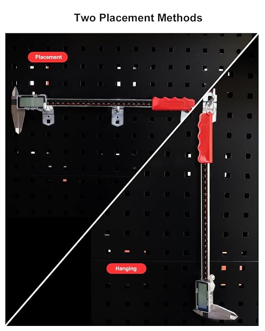 Digital Caliper 12 Inch, ±0.001" High Precision, Rechargeable & IP54 Calipers Measuring Tool, Stainless Steel Vernier Caliper 300mm with Large LCD, MM/Inch/F, Rubber Grip for 3D Printing, Machine Shop