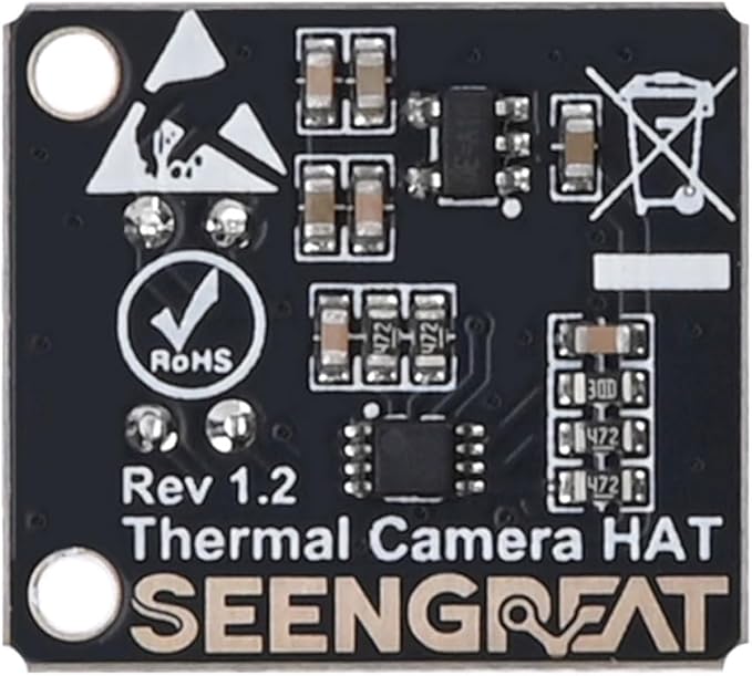 MLX90640-D110 Thermal Imaging Camera, 32x24 IR Array | I2C Interface, Raspberry Pi/Arduino/STM32 Compatible, -40°C to 300°C Range, 110° FOV