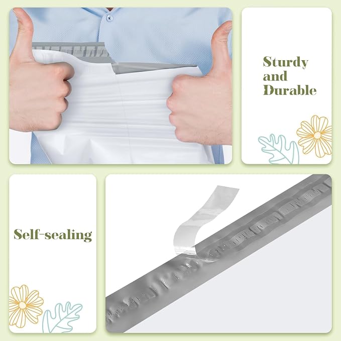 Fuxury 2000 Pcs 19x24" Poly Mailers,Waterproof Mailing Envelopes for Clothing, Strong Adhesive Poly Shipping Postage Bags for Small Business(White)