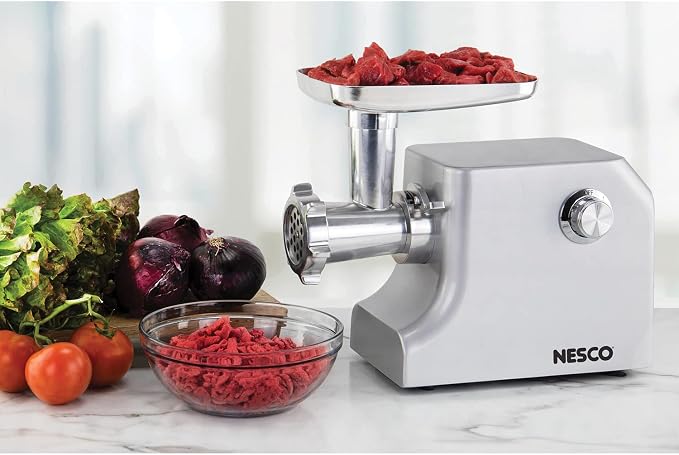 NESCO FG-600 Electric Food Grinder, standard, Silver
