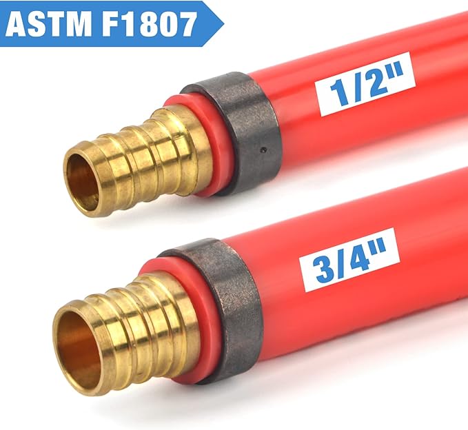 IWISS Angle PEX Crimping Tools Combo Kits for 1/2" & 3/4" Pex Crimp Rings with Go/No-Go Gauge with PEX Pipe Cutter Suits for All US F1807 Standards Copper Rings