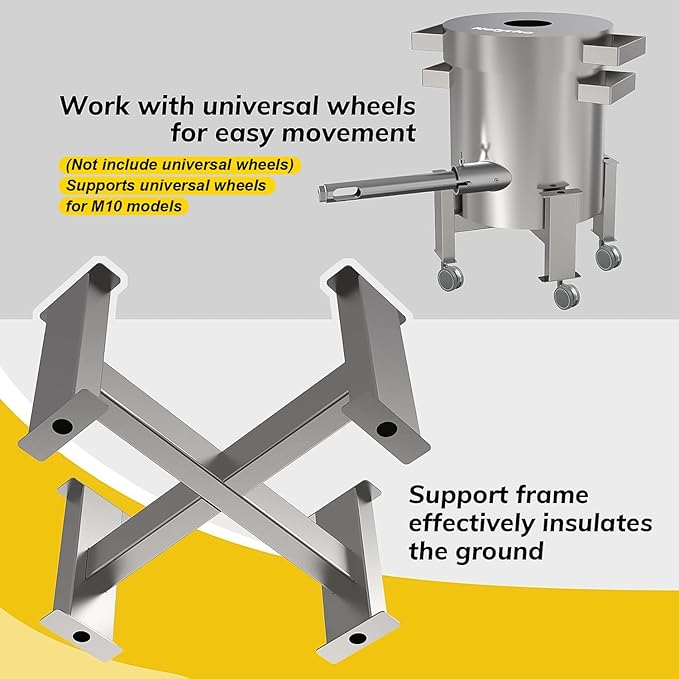 Nelyrho 50kg Propane Melting Furnace Kit - Full Stainless Steel Foundry with Crucible 50kg, Support Stand, and Tongs - Ideal for Melting Recycling Aluminum, Gold, Silver, and Copper Scrap