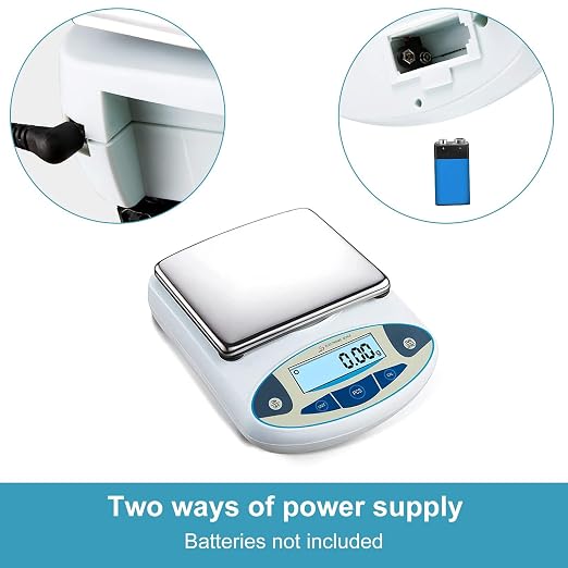 High Precision Laboratory Balance, 6000g x 0.01g | Accuracy Digital Analytical Scale Professional Electronic Lab Scale for Industrial, Scientific Research, Jewelry, Coins