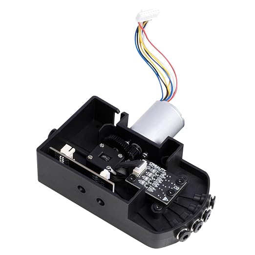Creality CFS Five Way Kit, CFS Bottom Bracket, Original CFS Replacement Accessories with Brushless Motor for Multi Color 3D Printer Automatically Filament System (0.35A, 24V, L11)